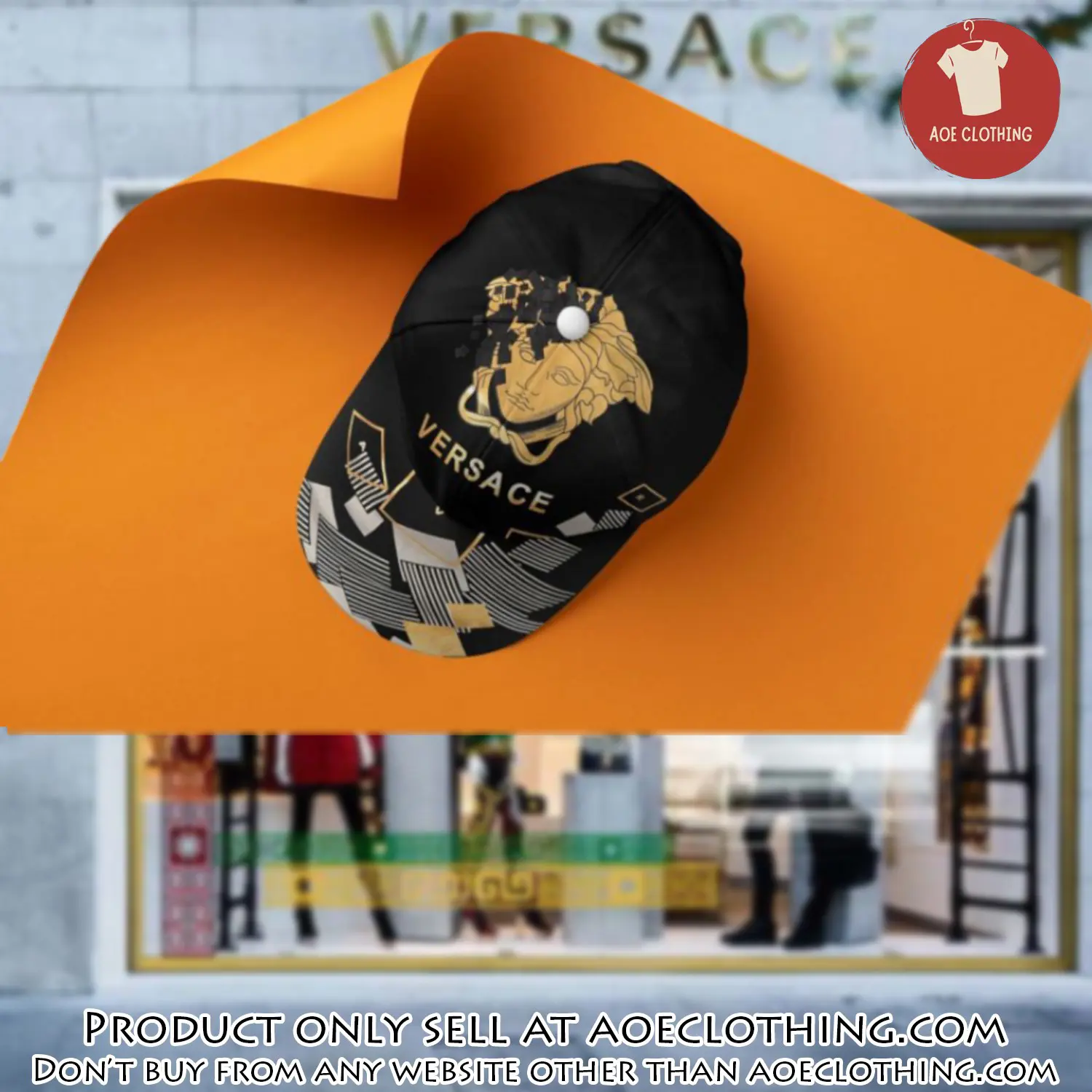 Versace luxury cap print 3d trending cap ctc1137 aoe1012523